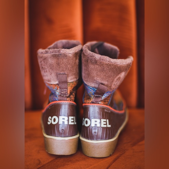 Sorel Brown Tivoli Ankle Boots, brown with multicolor - Picture 4 of 14